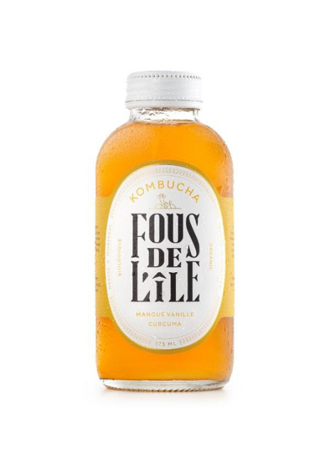 Kombucha Mangue/ Vanille Bio - 330mL