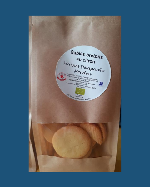 Sablés bretons au citron Bio - 100 g